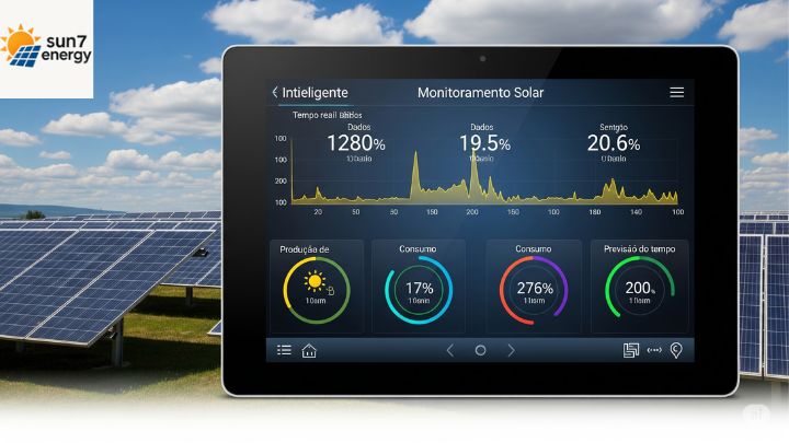 Sistema inteligente de monitoramento solar com gráficos em tempo real