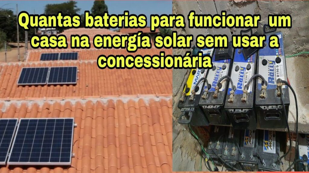 Energia solar com bateria: Vale a pena investir? 5 Video Youtube sobre Bateria solar